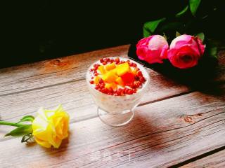 Mango Red Bean Yogurt Cup recipe