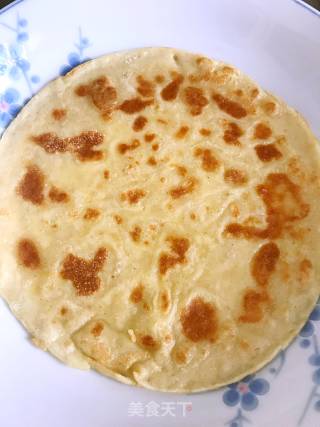 Glutinous Rice Pancakes with Fruits recipe