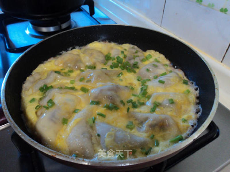 Improved Version of Egg Fried Dumplings--------fresh Dumplings are More Delicious recipe