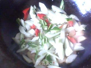 Fried Potato Chips with Old Cucumber recipe