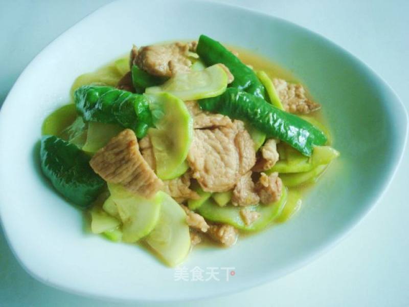 Zucchini Fried Pork recipe