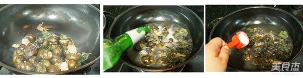 Escargot Stuffed Meat recipe