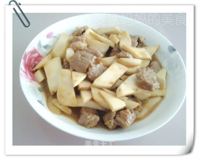 Stir-fried Pleurotus Eryngii with Beef recipe