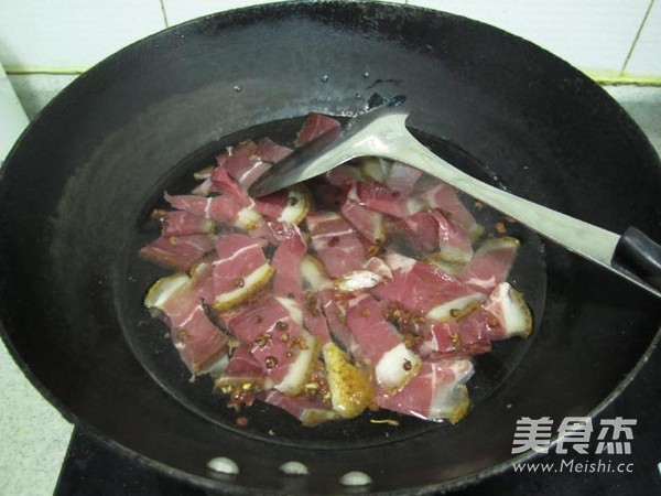 Guozi Bacon, Roasted Mushroom and Taro recipe