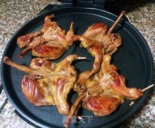 Pan-fried Quail#下酒菜# recipe