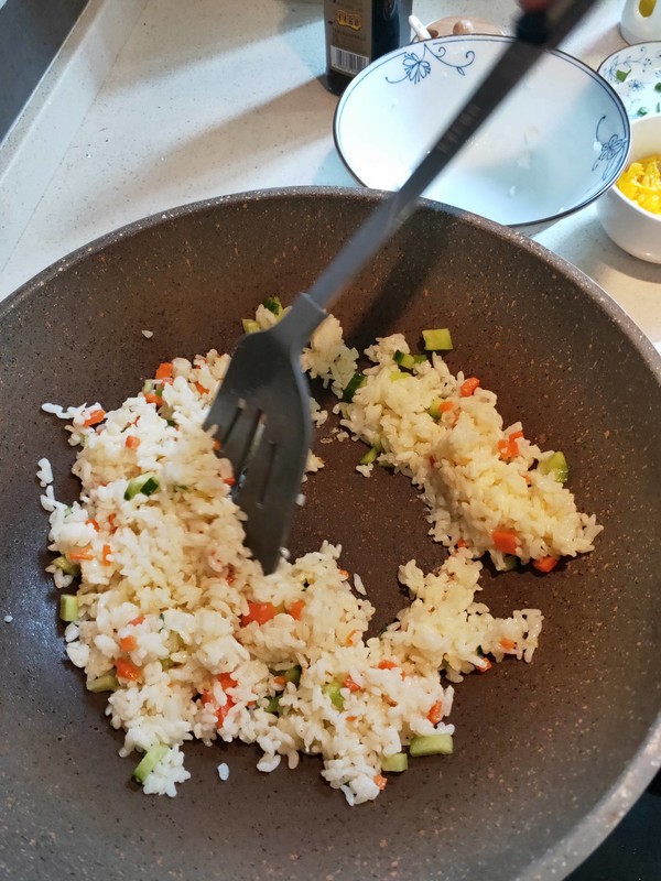 Unlimited Possibilities of Native Eggs-fried Rice with Golden Beads and Eggs recipe