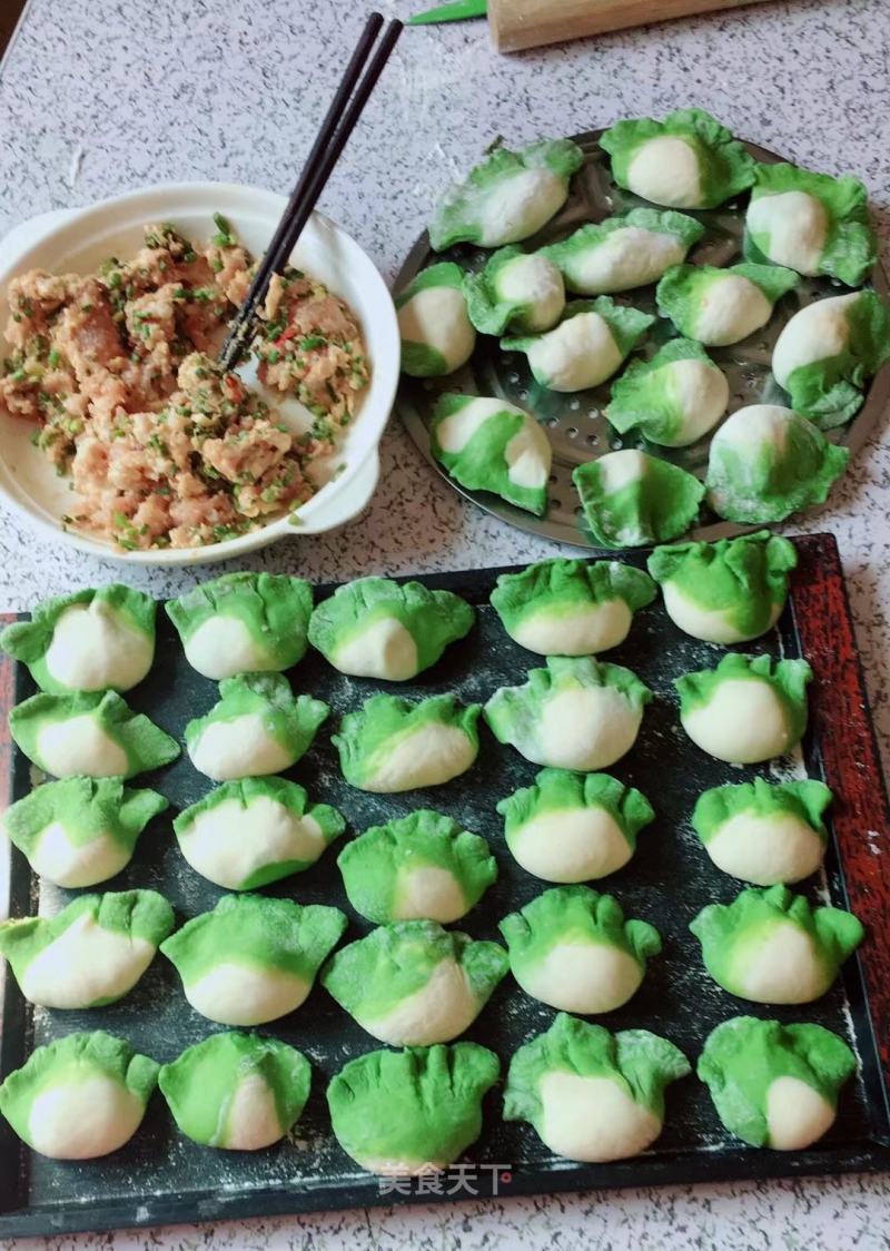 Emerald Cabbage Dumplings recipe