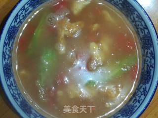 Tomato Egg Drop Soup recipe