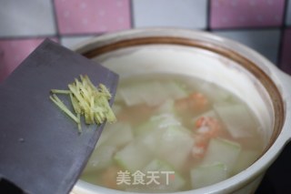 【winter Melon and Shrimp Soup】 recipe