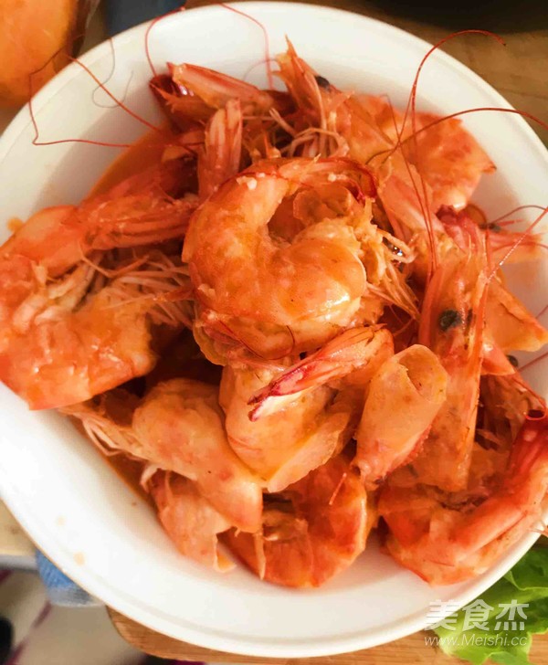 Braised Prawns in Private Oil recipe