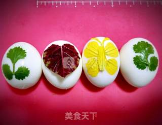 Play with The Beautiful Cooking Art-super High-value Printed Marinated Eggs, Let Children Fall in Love with Eggs~~ recipe