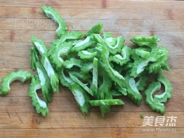 Bitter Gourd Fried Shrimp recipe