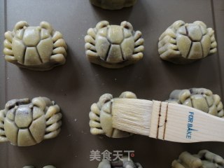 Bean Paste Meat Floss Egg Yolk Mooncake recipe