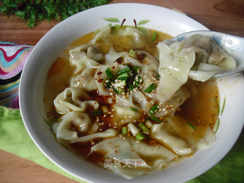 Hot and Sour Wonton recipe