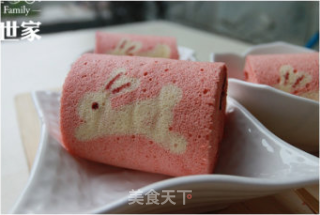 [xinmei Diy] Painted Cake Roll: Cute White Rabbit recipe