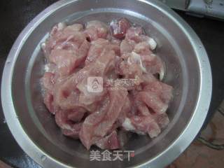 Dried and Lean Pork Congee with Farm Vegetables recipe