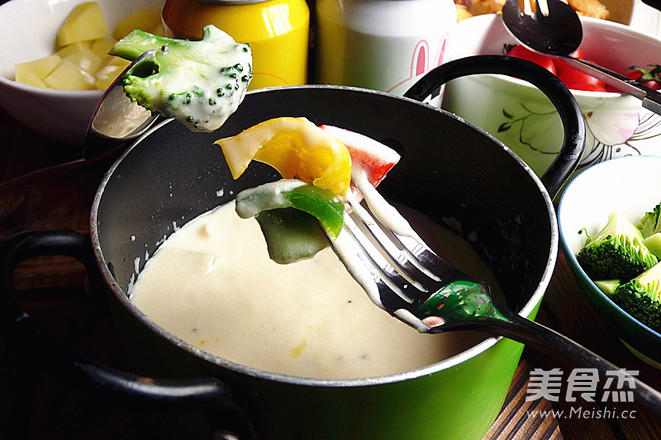 Peach Cheese Fondue recipe