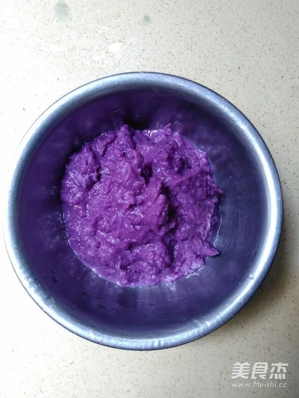 Three Ingredients without Stirring-purple Sweet Potato Ice Cream recipe