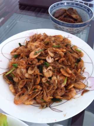 Stir-fried Small Sea Prawns recipe