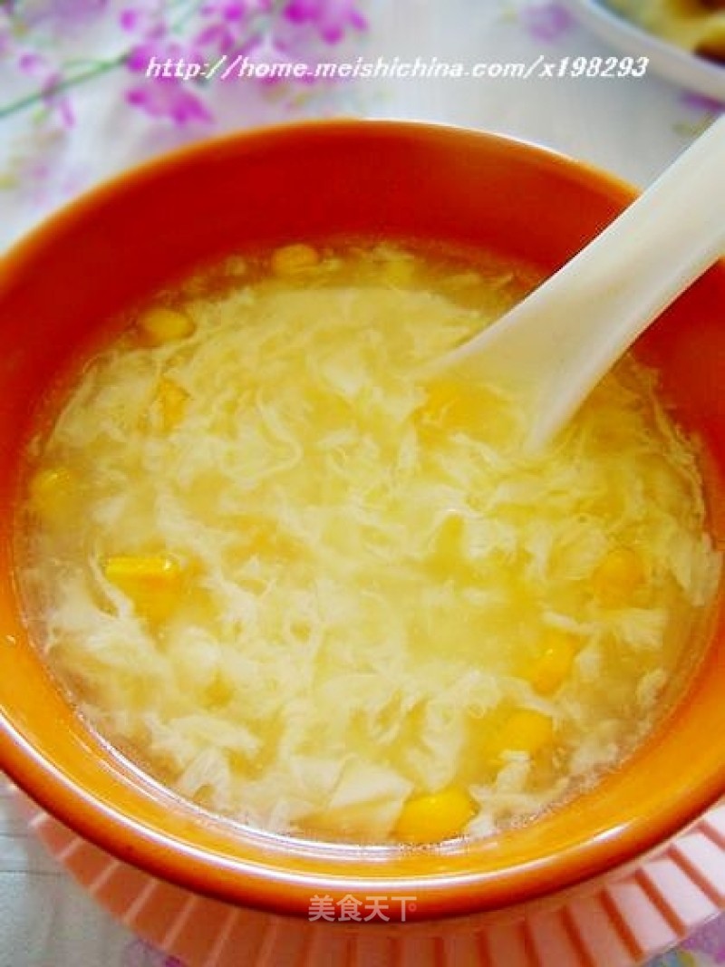 Egg Flower Corn Soup recipe