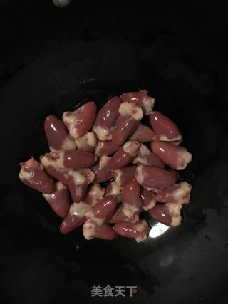 Stir Fried Chicken Hearts recipe