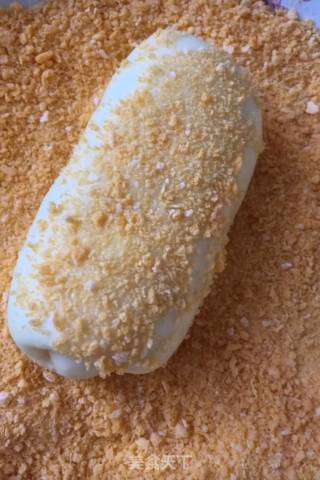 Crispy Bread with Red Bean Paste recipe