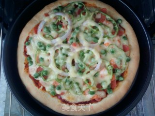 Shrimp and Ham Pizza recipe