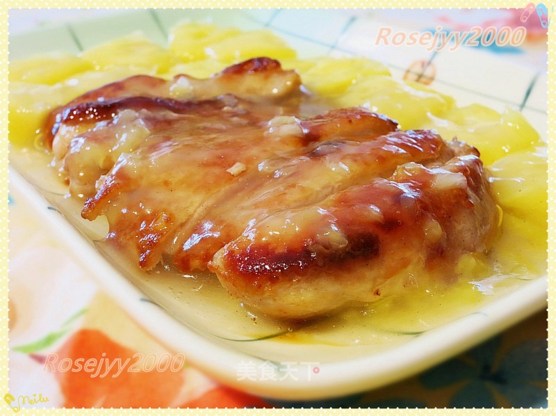 Chicken Chop with Pineapple Sauce recipe
