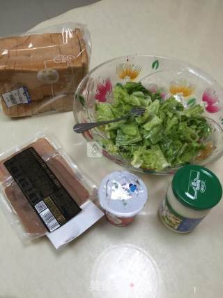 Vegetable Bacon Sandwich recipe