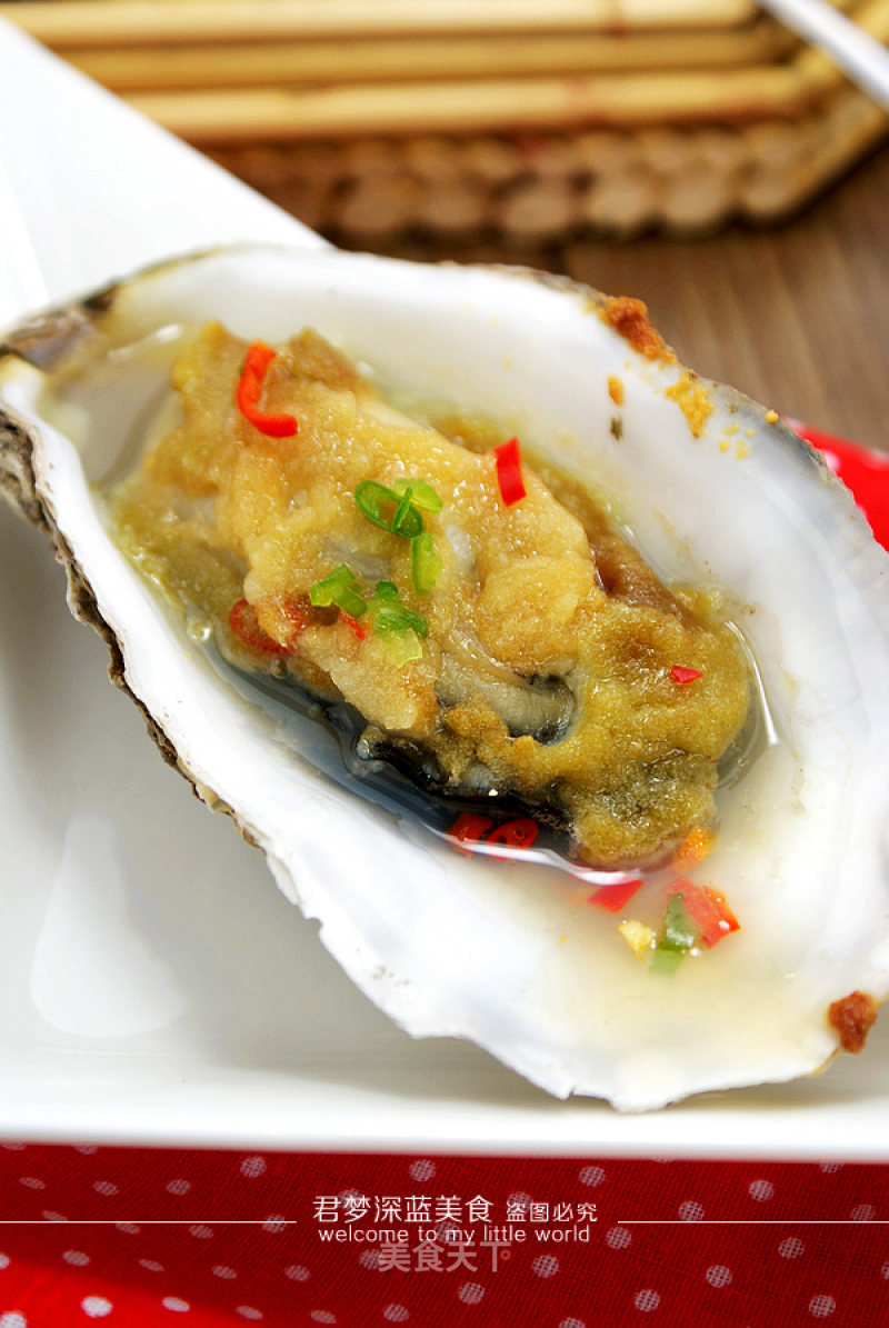 Grilled Sea Oysters with Garlic recipe