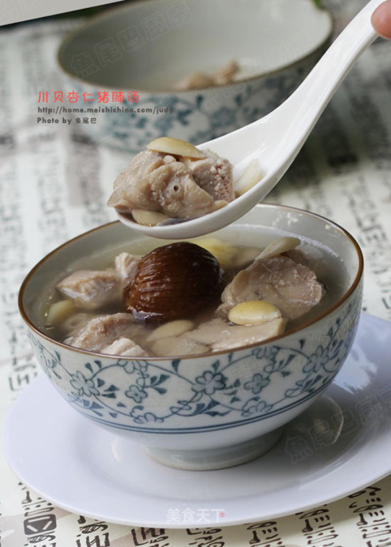 Moisturizing Dryness and Replenishing Qi-chuanbei Almond Pig Lung Soup