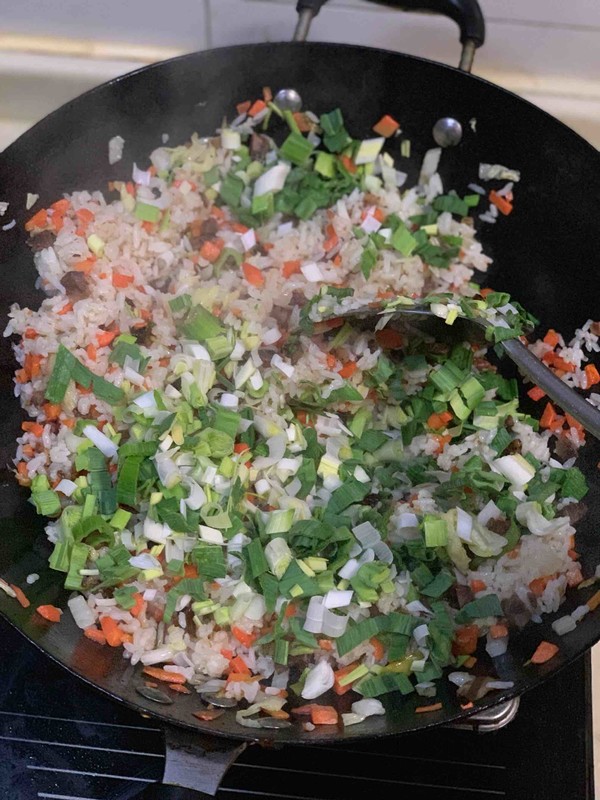 Bacon Sausage Fried Rice recipe