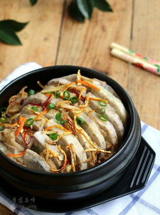 Taro Sliced Pork Tongs recipe