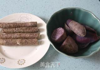 Cinnamon Purple Potato Yam Roll recipe