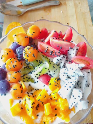 Taro Balls Fruit Fish recipe