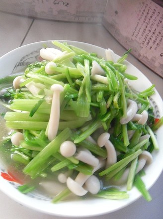 Vegetarian Fried White Jade Mushroom