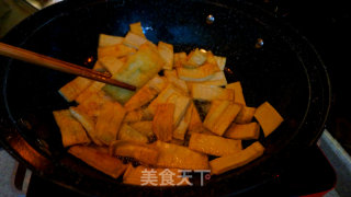 Braised White Dried Tofu in Sauce recipe