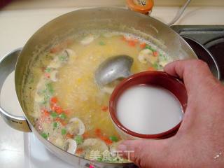 Fresh Mushroom Corn Soup recipe