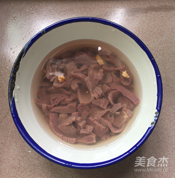 Spicy Pork Liver recipe