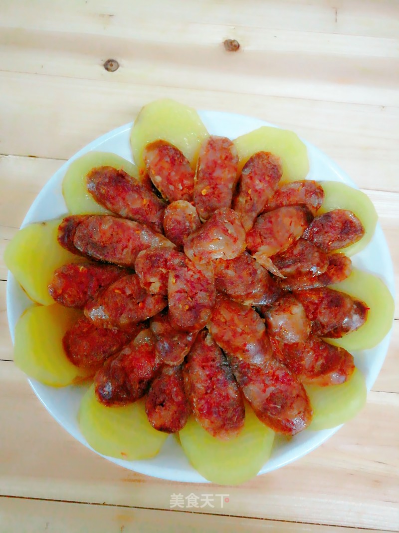 Potato Steamed Sausage recipe