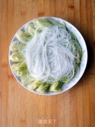 Steamed Baby Vegetables with Garlic Vermicelli recipe