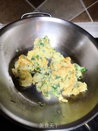 Scrambled Eggs with Scallions recipe