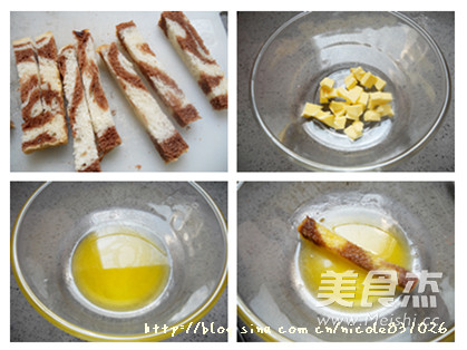Camouflage Crispy Toast Bars recipe