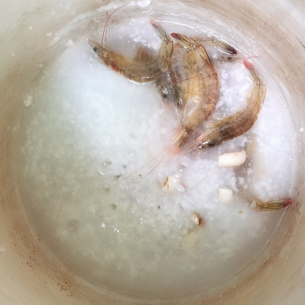 Seafood Porridge with Fresh Eyebrows recipe