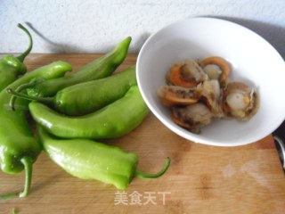 Stir-fried Fresh Scallops with Green Chili recipe