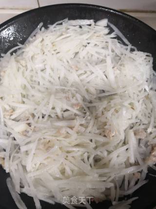 Stir-fried Shredded Radish recipe