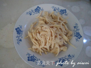 Yuba Mixed with Shredded Chicken recipe