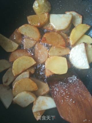 Spiced Griddle Potato Chips recipe