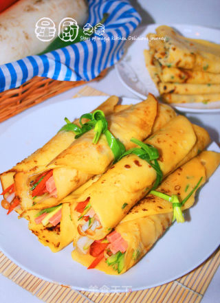 [shanxi Pasta's Coarse Grain Storm Strikes Again] Golden Egg Rolls recipe
