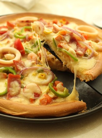 Seafood Big Carnival Pizza-home Edition (refrigerated and Fermented) recipe